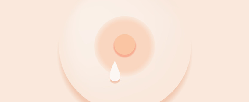 Breast lactation concept -